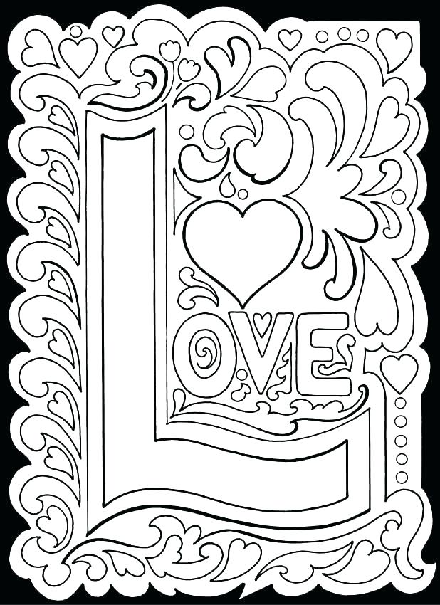 618x850 Love Color Pages Valentines Day Adult Coloring I Love Dad Coloring