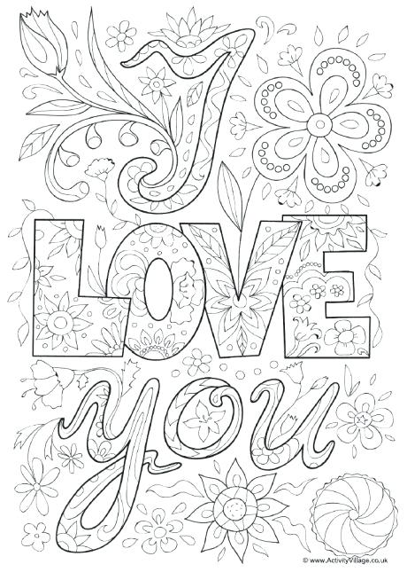 460x654 Love You Coloring Pages I Love You Printable Coloring Pages