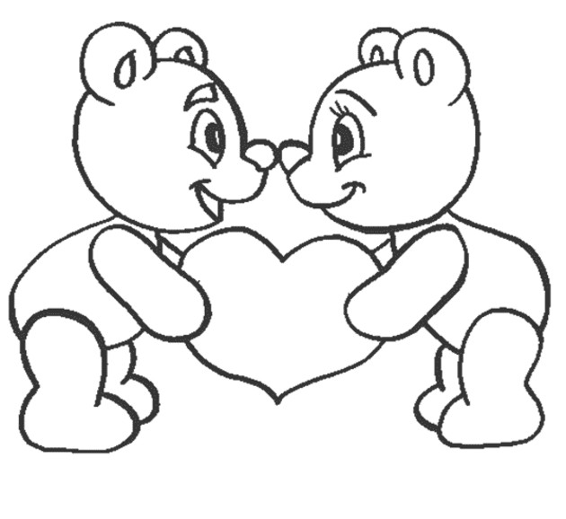 630x578 Coloring Pages Love
