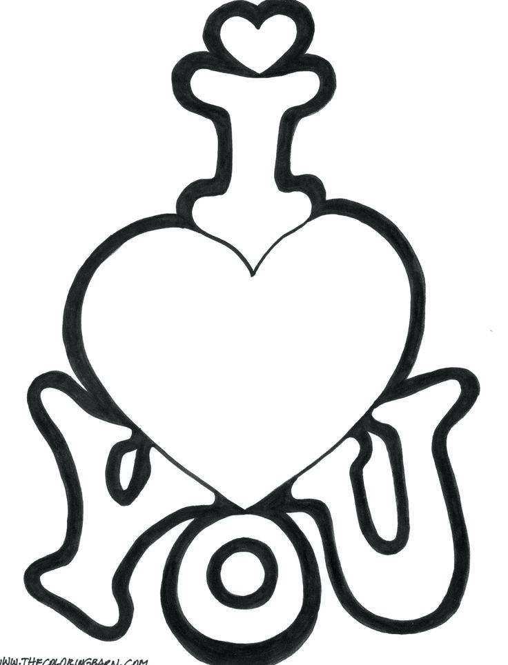 736x964 Printable Love Color Fabulous I Love You Coloring Pages