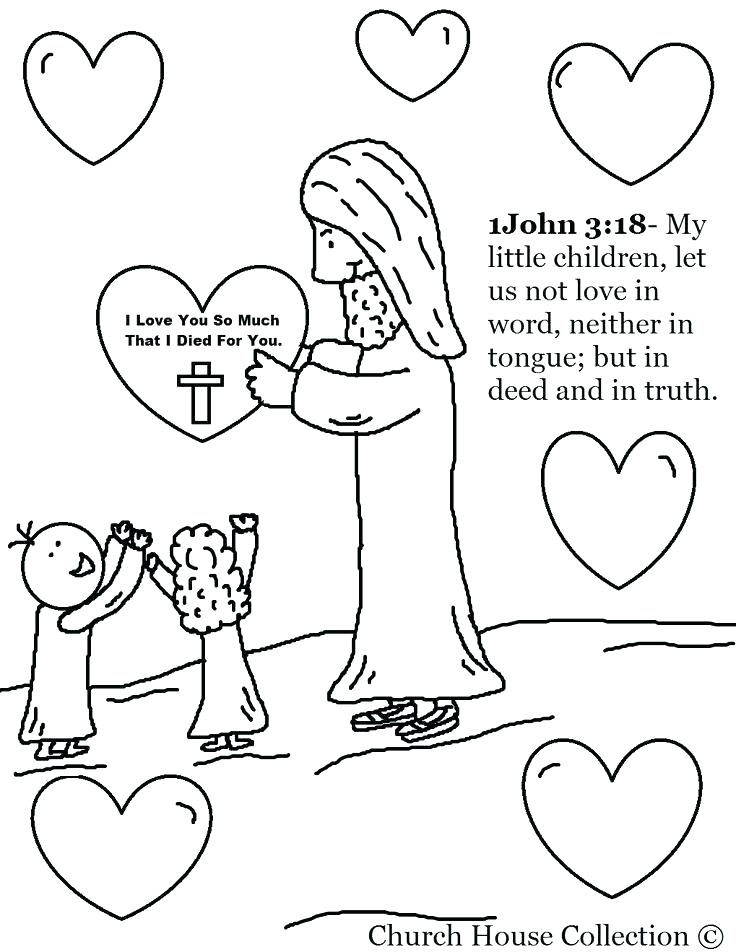 736x952 Love One Another Coloring Page God Loves You Coloring Sheets Love