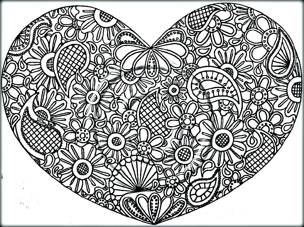 994x745 Love Mandala Coloring Pages Heart Mandala Coloring Pages Love