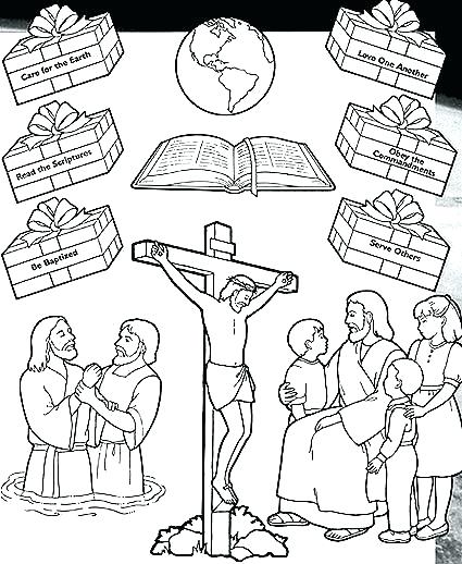 425x518 Helping Others Coloring Pages Love One Another Coloring Pages