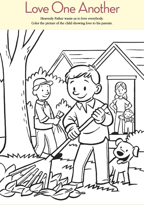 611x869 Love One Another Coloring Pages 5 Best Images Of Love One Another