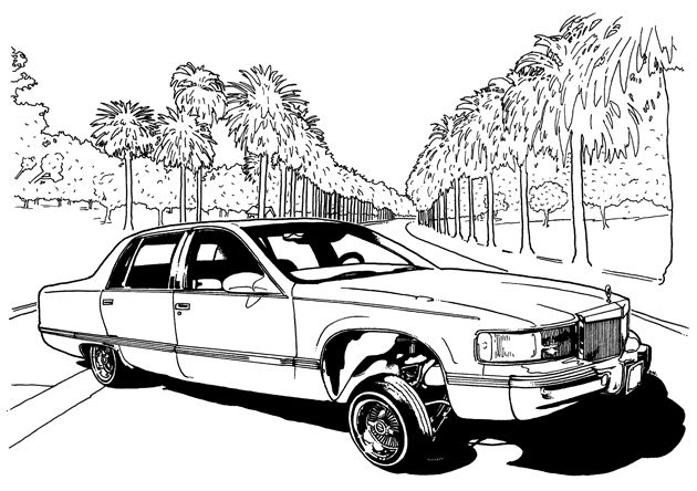 630x444 Hydraulic Car Coloring Pages Lowrider Car Coloring Pages