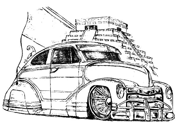 600x450 Picture Of Lowrider Cars Coloring Pages Picture Of Lowrider Cars