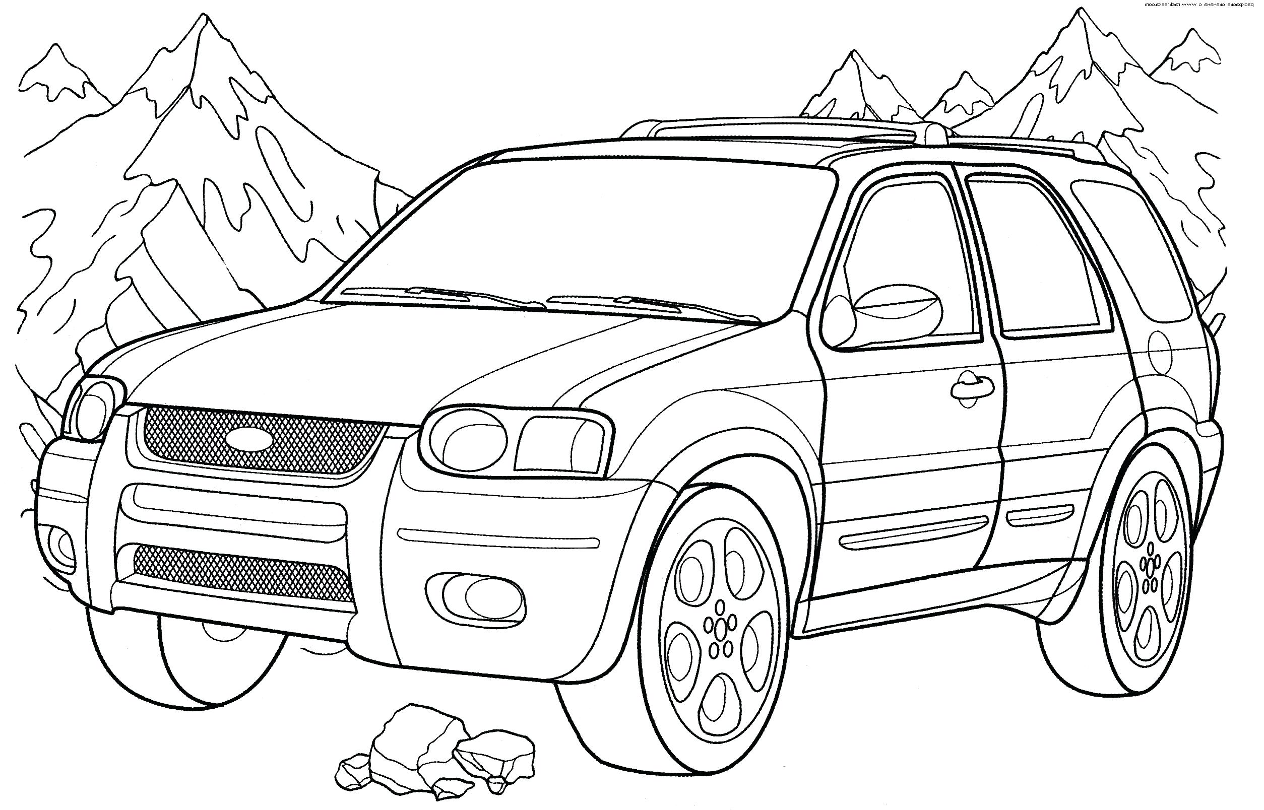2508x1608 Coloring Pages Christmas Free Printable Pickup Truck Wallpaper