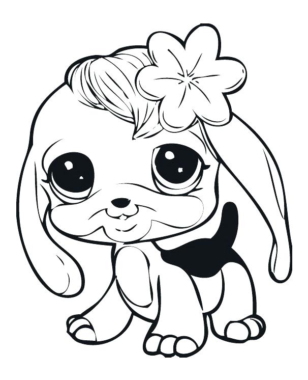 606x746 Lps Coloring Pages Dog Cuties Jetpackjoyride.co