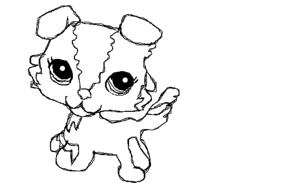 1048x629 Cute Lps Dog Colouring Pages Coloringpages 865424 Coloring Pages
