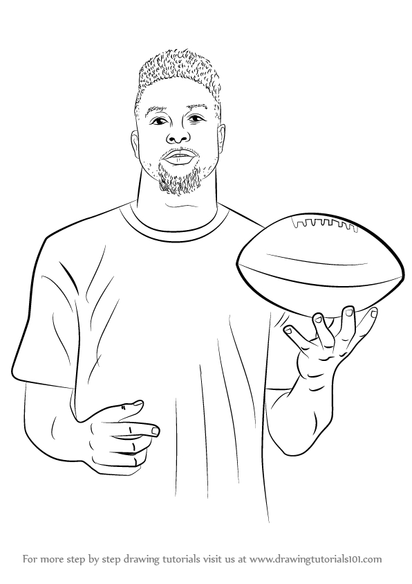 596x843 Odell Beckham Jr Coloring Page