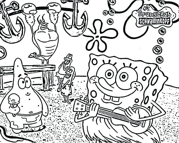 600x478 Luau Coloring Pages Luau Coloring Pages Archives Throughout