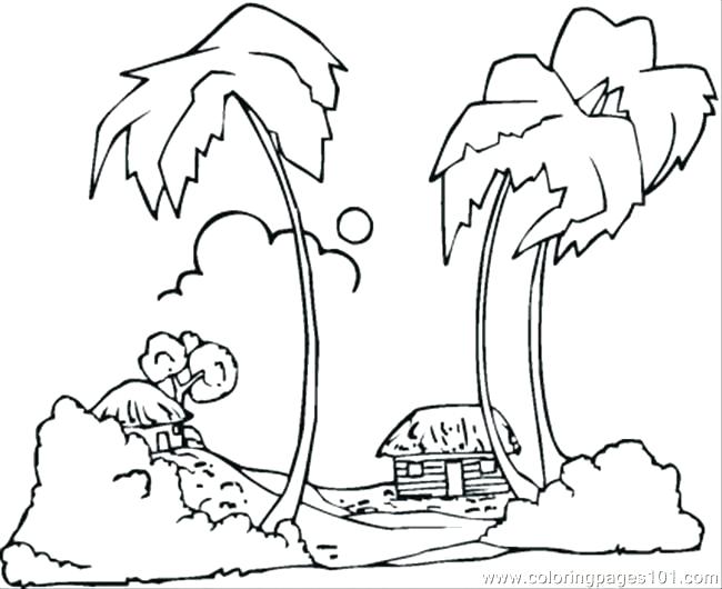 650x530 Hawaiian Coloring Pages Coloring Pages With An Hula Dancer