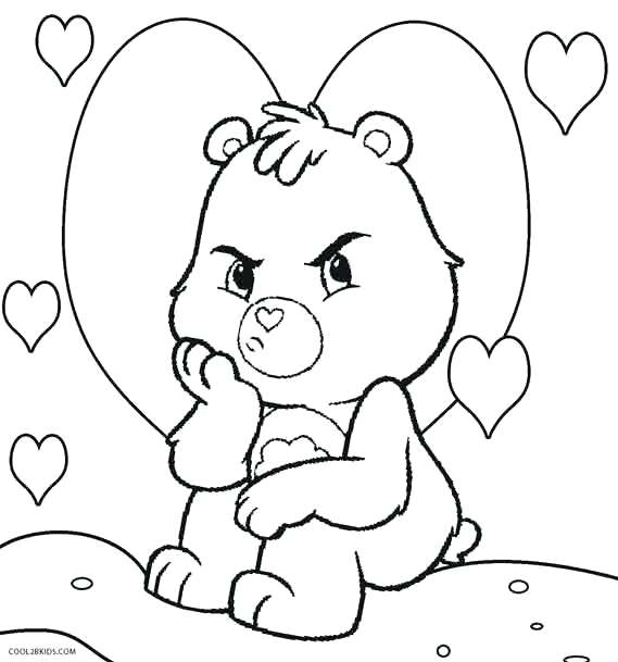569x609 Care Bears Coloring Care Bears Coloring Book Funny Printable Care