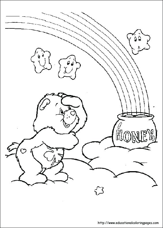 567x794 Day Coloring Page Four Leaf Clovers Faces Good Luck Free Coloring