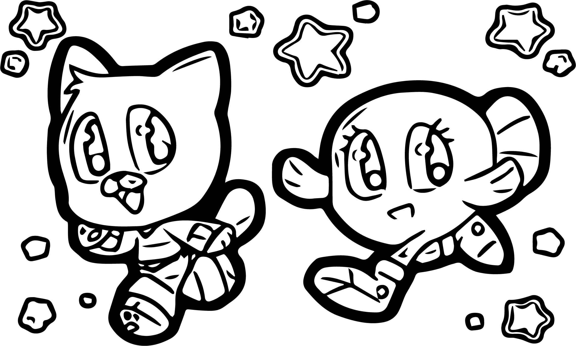 2278x1367 Gumball And Darwin Stars Coloring Page Wecoloringpage