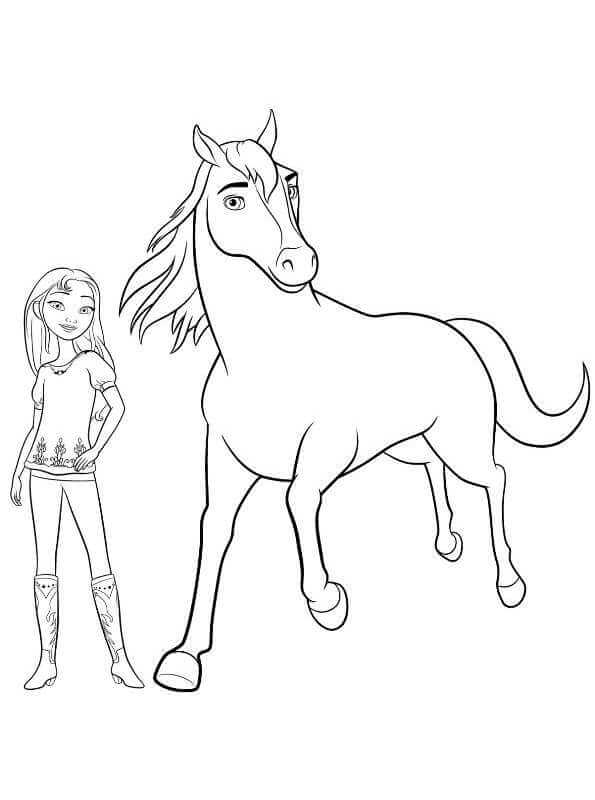 595x800 15 Printable Spirit Riding Free Coloring Pages