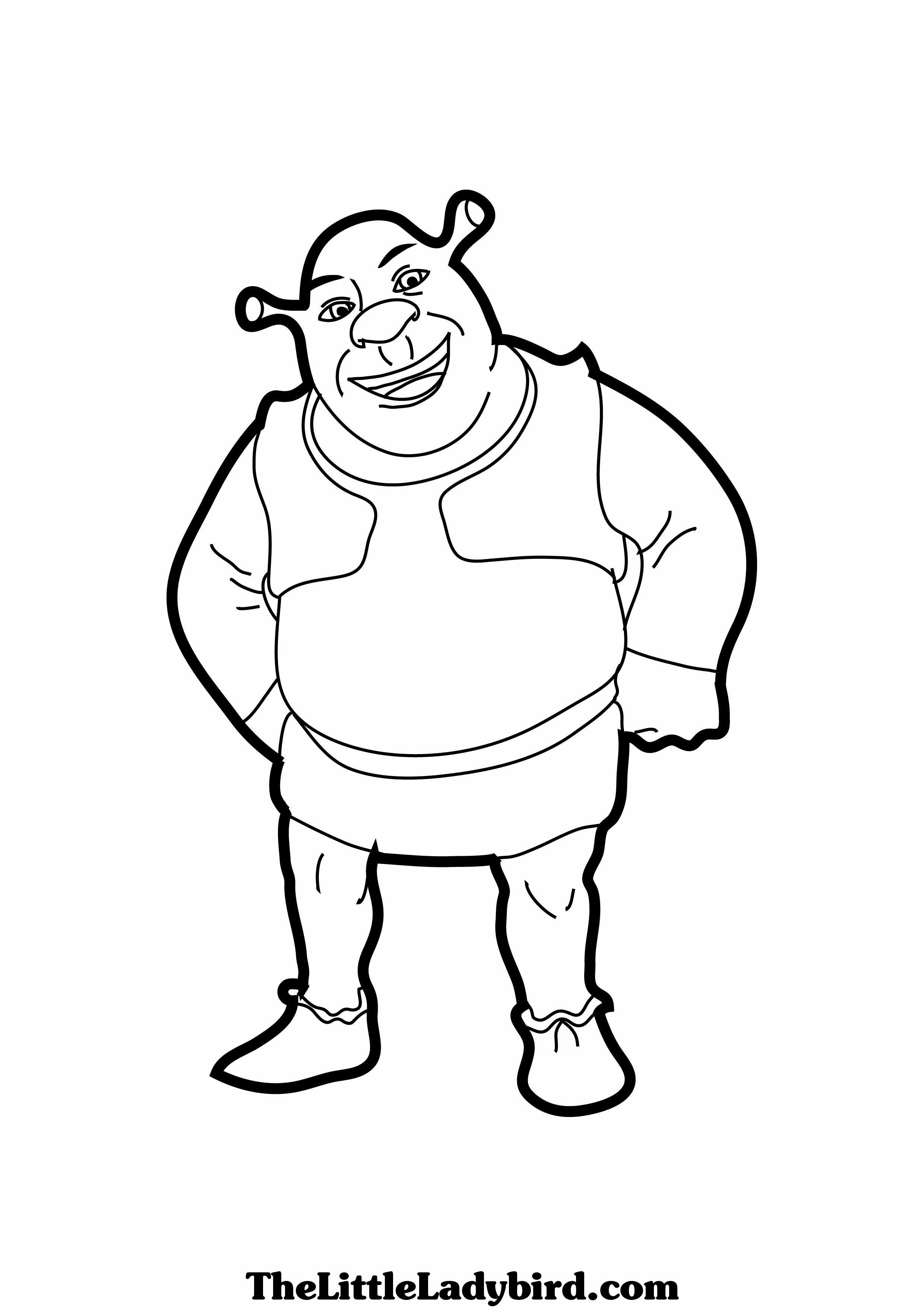 2480x3508 Fresh Kids Coloring Page Of Shrek Disney Movies Coloring Pages