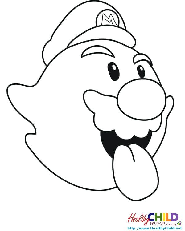 600x750 Luigi Coloring Pages Super Coloring Pages To Print Luigi Mansion