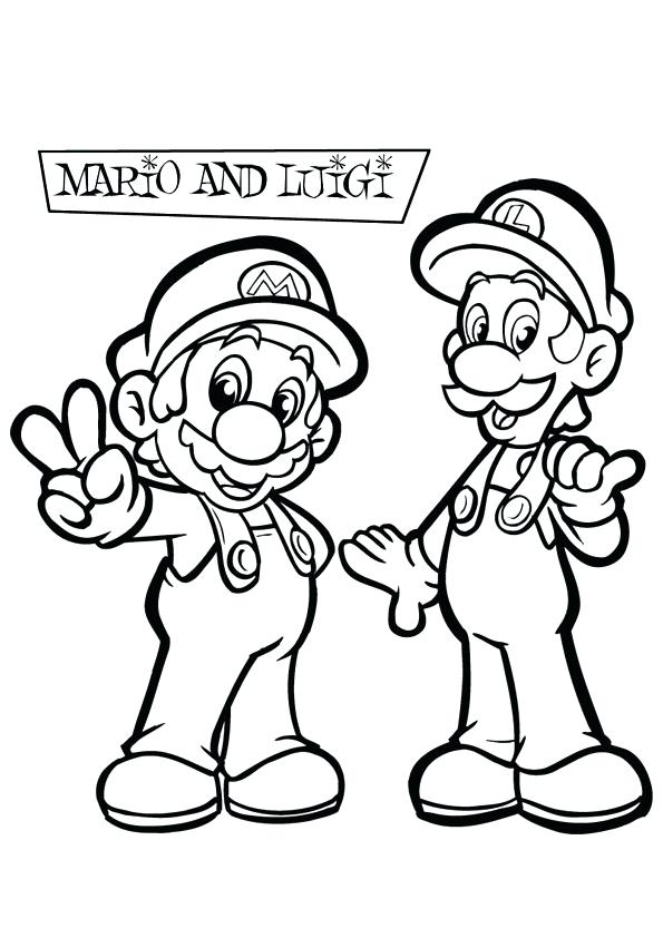 595x842 Luigi Coloring Page Explore Coloring Pages Free Coloring And More