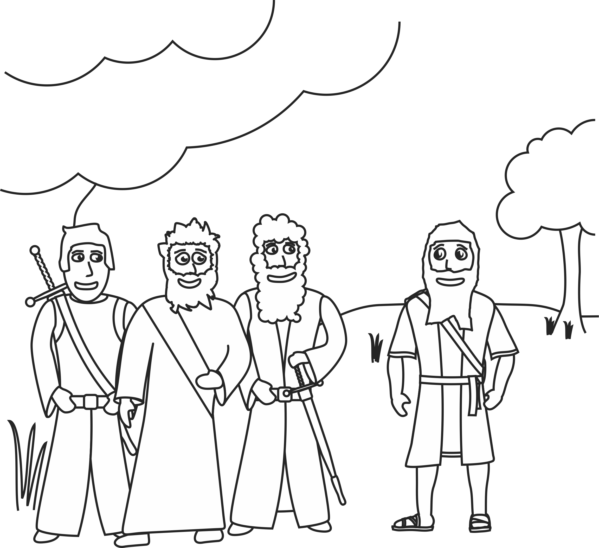 2303x2106 Moderno Esther Coloring Pages Biblia Modelo