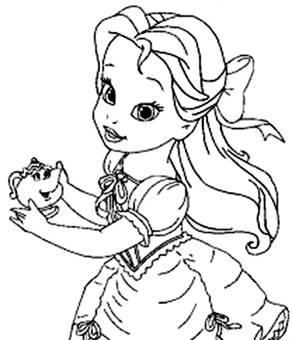 600x698 Mrs Potts Coloring Pages