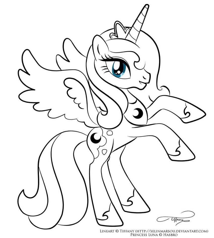 849x941 My Little Pony Princess Luna Coloring Pages Mlp Princess Luna