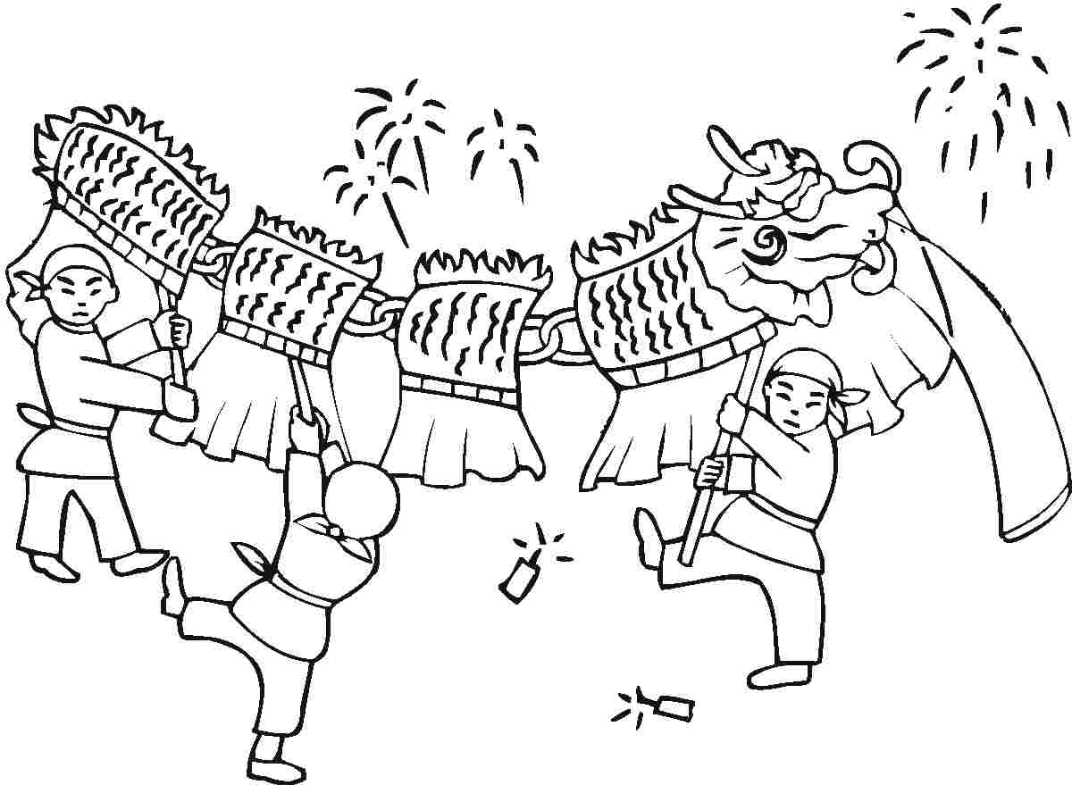 1200x879 5 559 Chinese New Year Coloring Pages