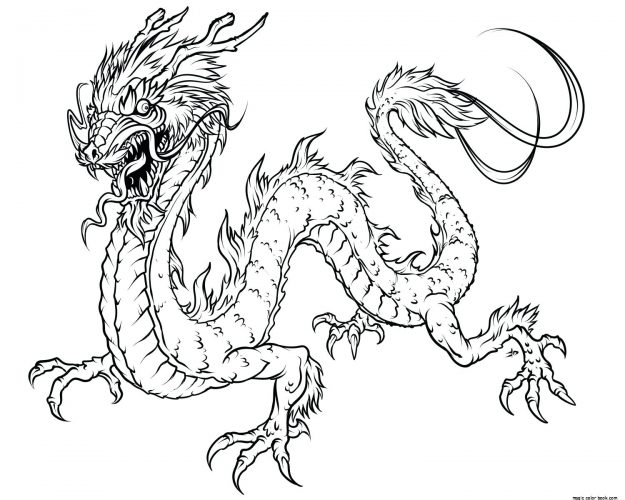 625x500 Coloring Pages ~ Chinese New Year Coloring Pages For Adults