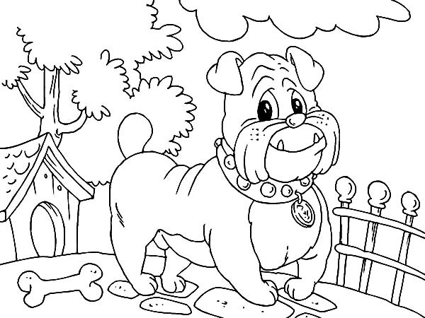 600x450 Bulldog Lunch Coloring Pages Best Place To Color