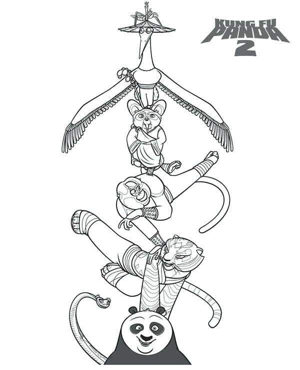 600x738 Kung Fu Coloring Pages Panda 2 Coloring Picture Cute Coloring