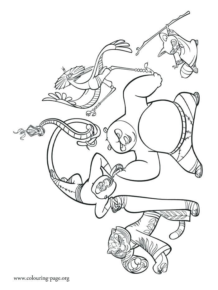 700x930 Coloring Pages Pretty Design Panda Free Kung Fu Printable 3 Page