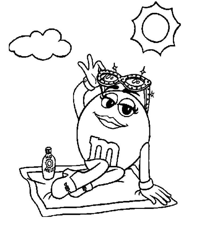 700x800 M And M Coloring Pages Back To Coloring Pages M E Ms Category
