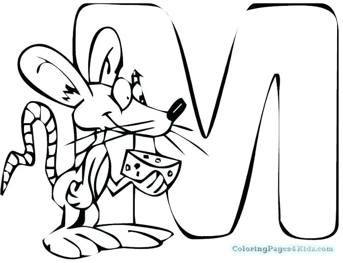 700x538 M Coloring Pages