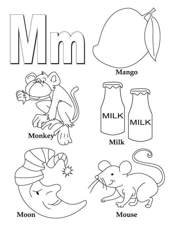 612x792 My A To Z Coloring Book