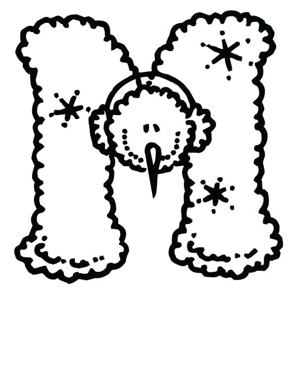 600x776 Letter M Coloring Page Impair.co