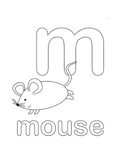 238x320 Alphabet Coloring Pages