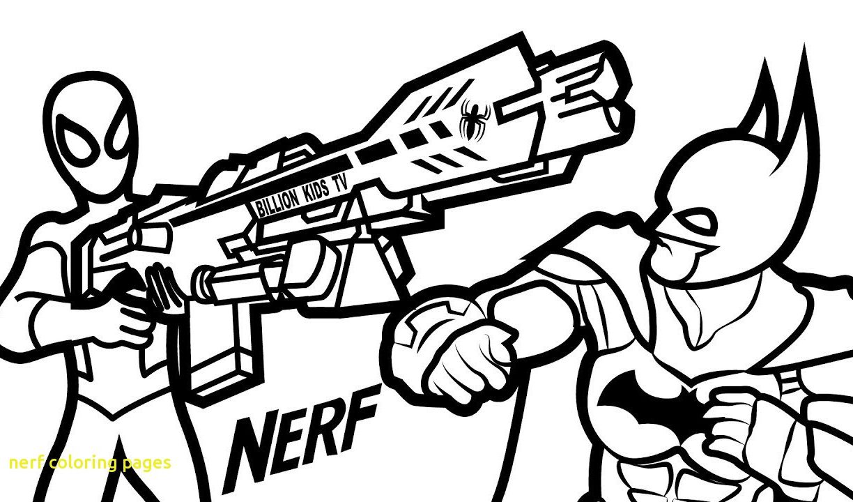 1224x720 Beautiful Nerf Gun Coloring Pages Colouring Sheet Printable Sheets