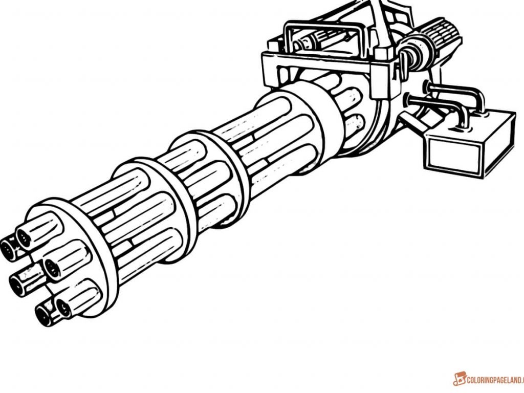 1024x768 Charming Decoration Gun Coloring Pages Gun Coloring Pages Guns