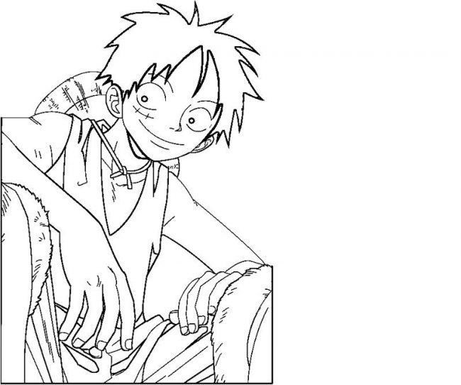650x542 Monkey D Luffy Coloring Pages M4 Nice Coloring Pages For Kids