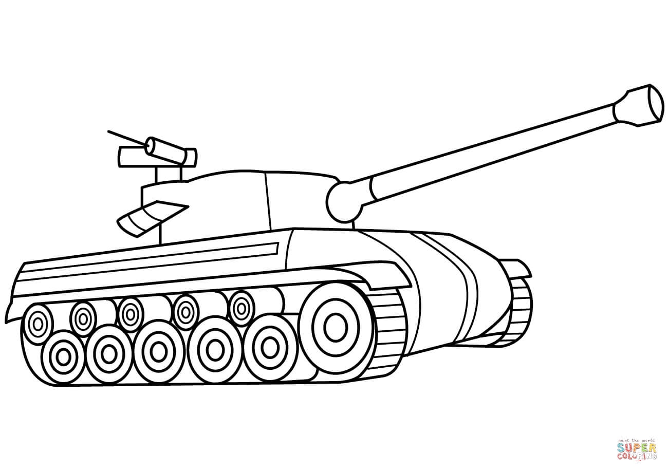 1300x919 Tank Coloring Pages Unique M4 Sherman Army Tank Coloring Page Free