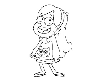 Mabel Pines Coloring Pages