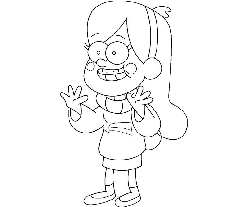 800x667 8 Mabel Pines Coloring Page