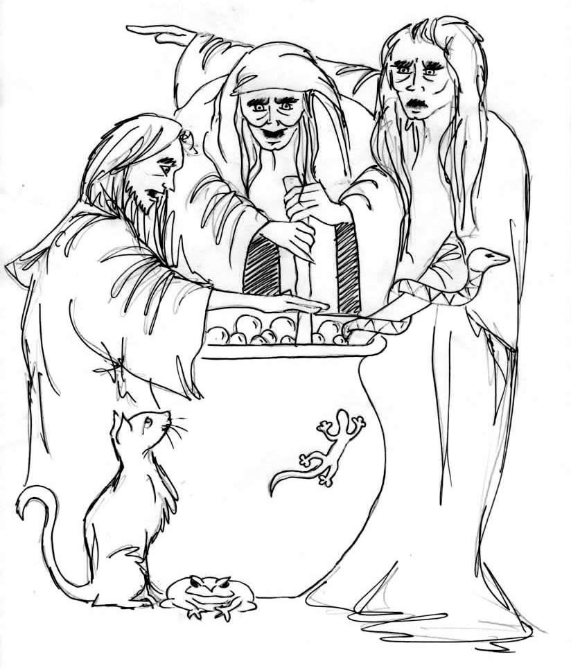 824x964 Macbeth Characters Drawings School Stuff Macbeth