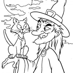 300x300 Coloring Pages For Witches New Page Witch Hat Macbeth