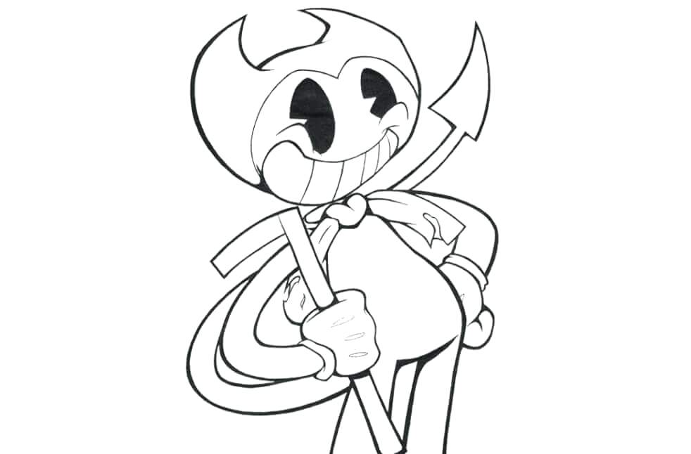 982x646 Idea Bendy And The Ink Machine Coloring Pages Printable And Bendy