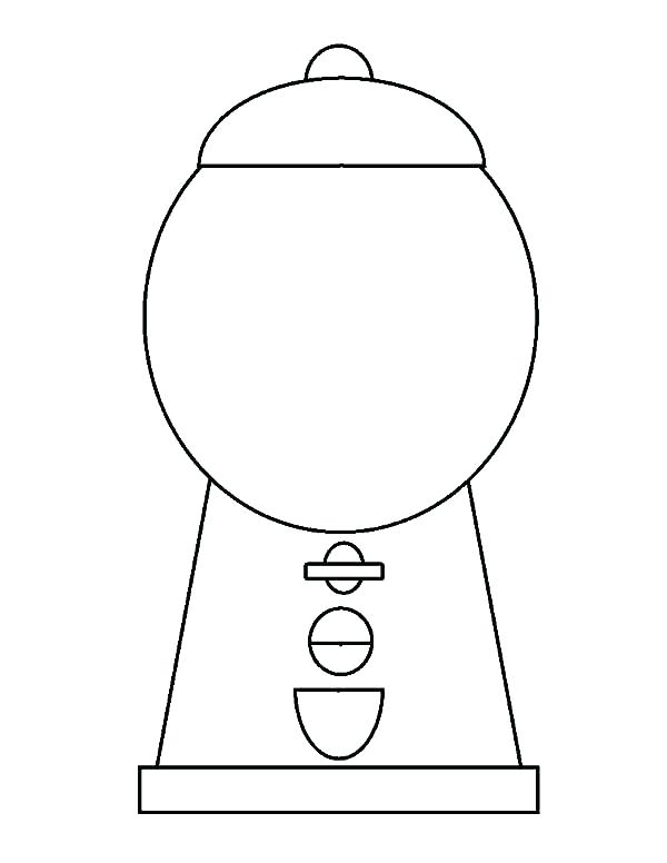 600x776 Machine Coloring Pages Gumball Ne Coloring Sheets Bubble Gum Ne