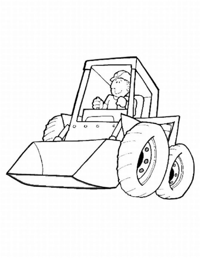 670x866 Coloring Page Construction 06 Education