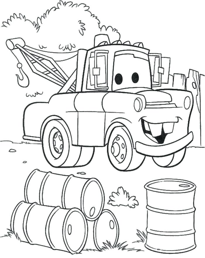 700x881 Cars And Trucks Coloring Pages Tow Truck Coloring Page Cars Mack