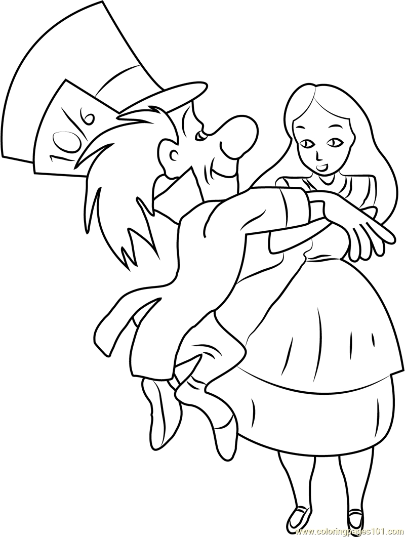 800x1061 Tim Burton Alice Cartoon Google Search New Coloring Sheets