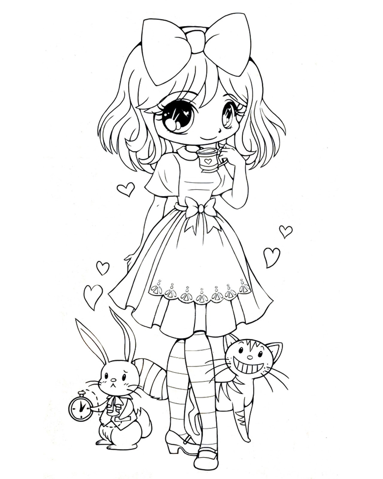 1280x1600 Anime Mad Hatter Coloring Pages Download Coloring For Kids 2018